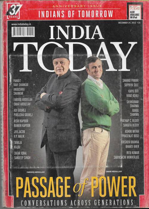 India Today 37th Aniversary Issue - Dec 2012