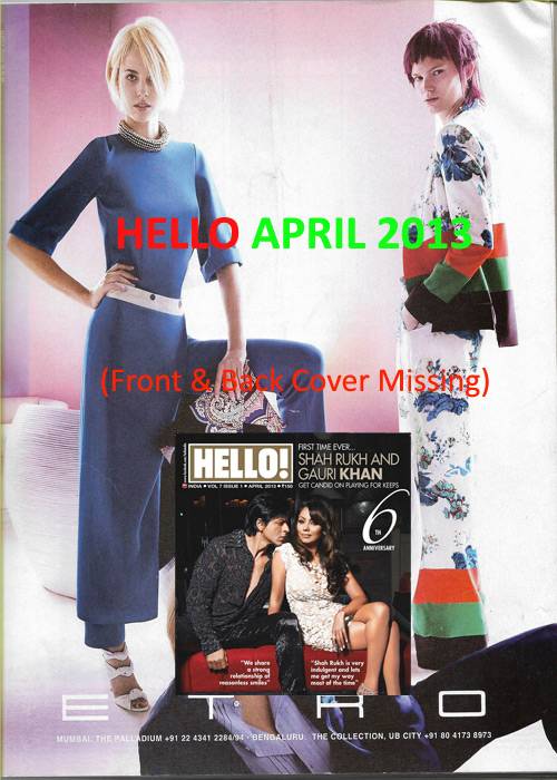 HELLO! - April 2013